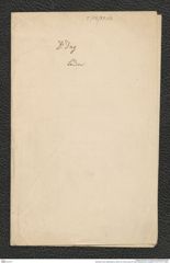 Nachlass Franz Steindachner, Brief von Francis Day an Franz Steindachner (undatiert), Inv.Nr. 97.07, Seite 1
